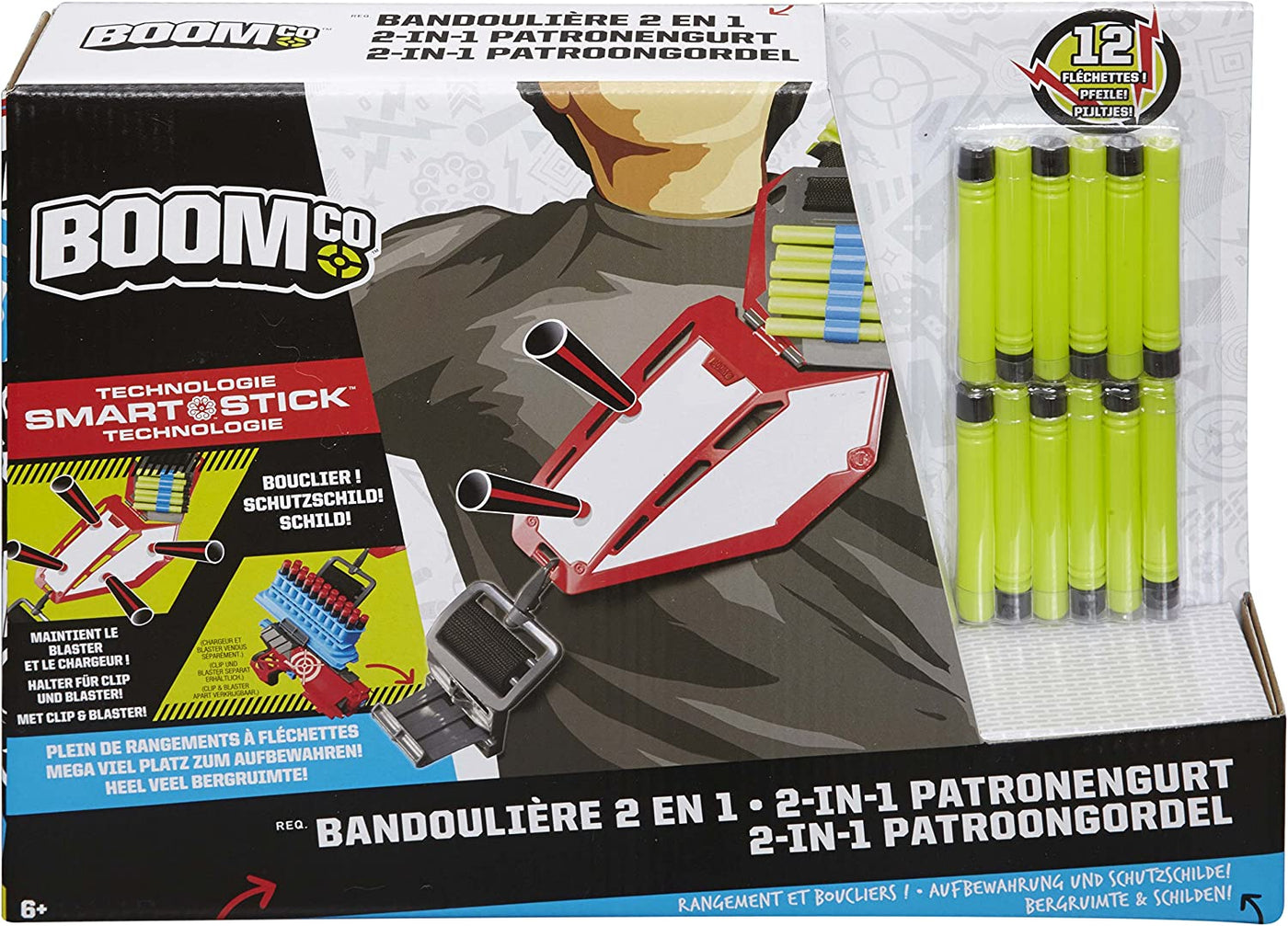 Boomco Toy 2 in 1 Bandolier - Smart Stick Storage and Shield |  Mattel Toys