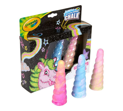 Unicorn Horns Sidewalk Chalk - 3 Count | Crayola by Crayola, USA Art & Craft