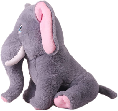 Sitting Elephant Soft Toy - Grey (32 Cm) | Mirada Kids
