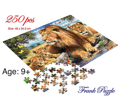 Lion Family Puzzle - 250 PCS | Frank