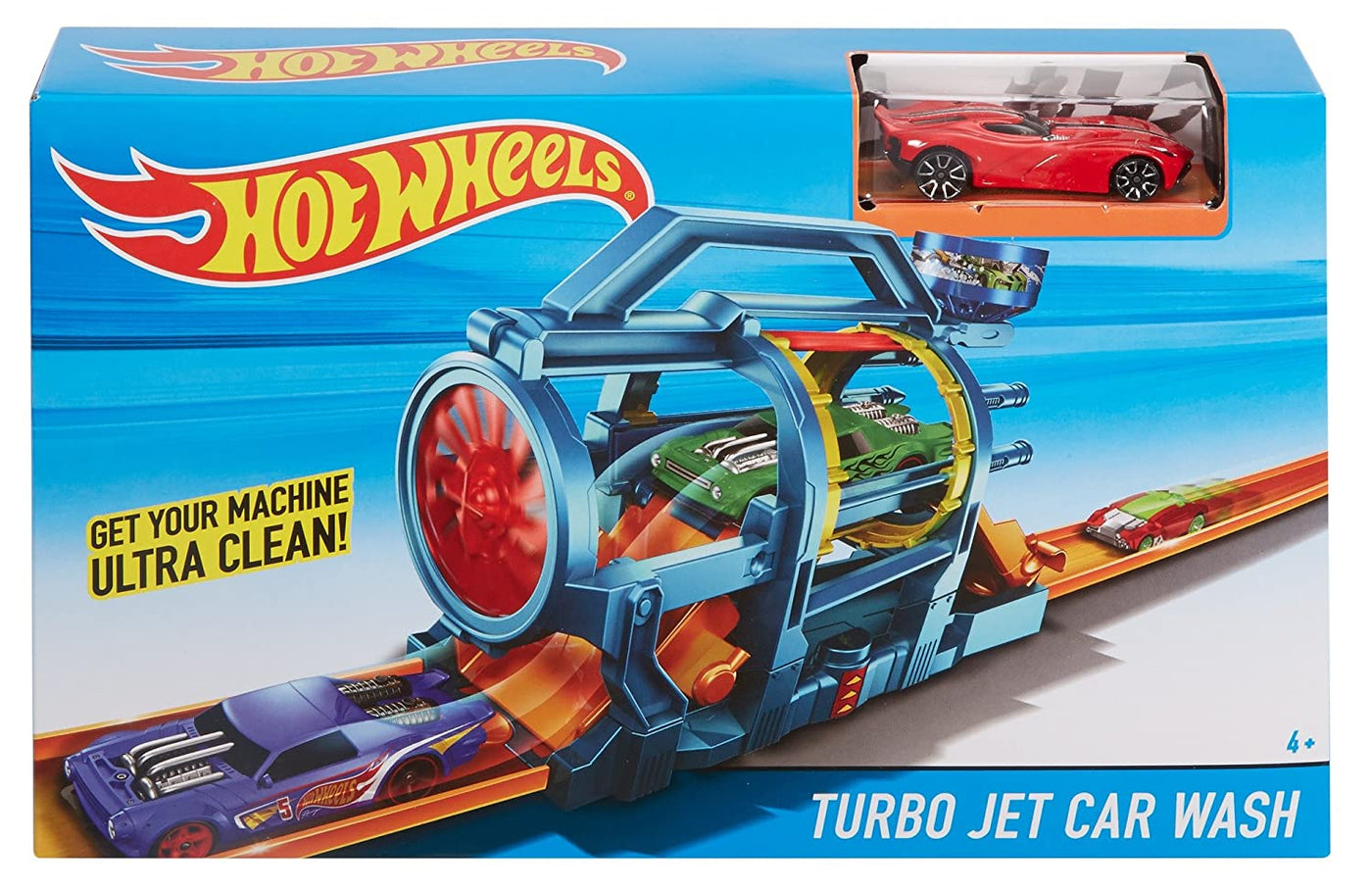 City: Turbo Jet Car Wash Playset | Hot Wheels®