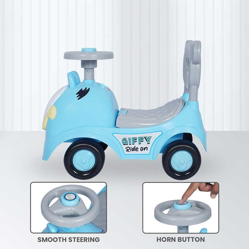 Giffy Ride On Car (Blue) | R For Rabbit