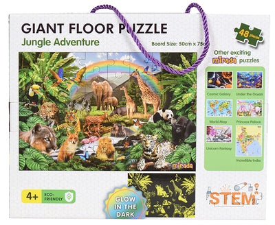 Jungle Adventure: Giant Floor Puzzle - Glow In The Dark | Mirada