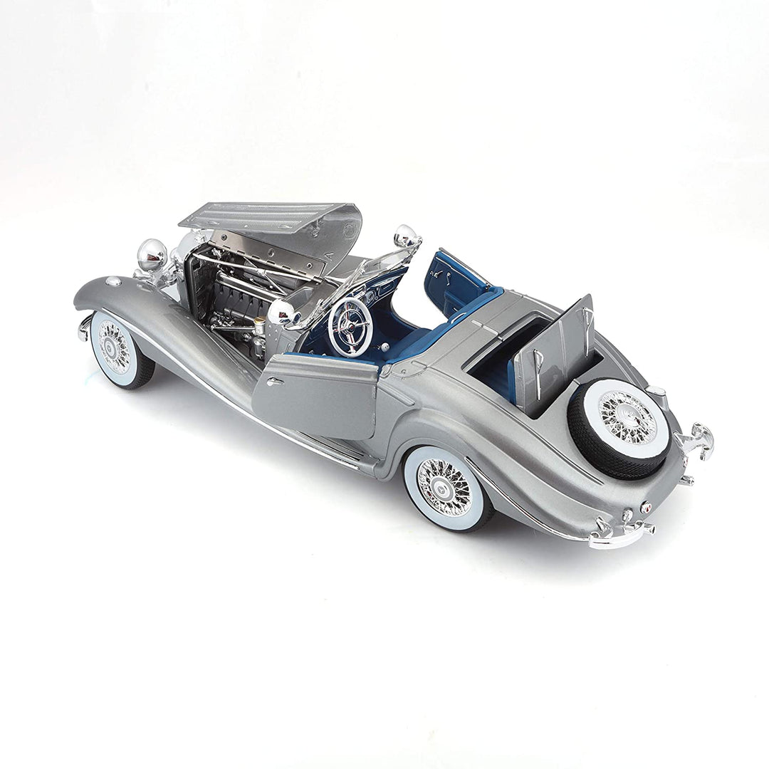 Amazon.com: 1936 Mercedes Benz 500 K Special Roadster White 1/18