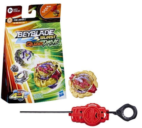 Beyblade Burst Quad Drive: Stone Linwyrm L7 - 4 in 1 | Hasbro