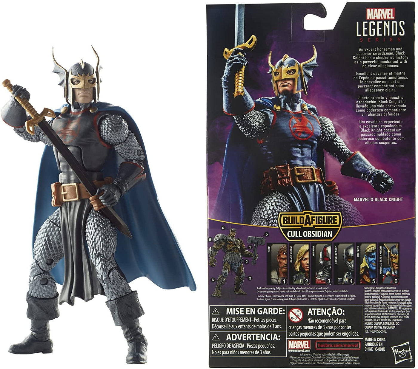 Marvel’s Black Knight: Legends Series Avengers Marvel - 6 Inch | Hasbro