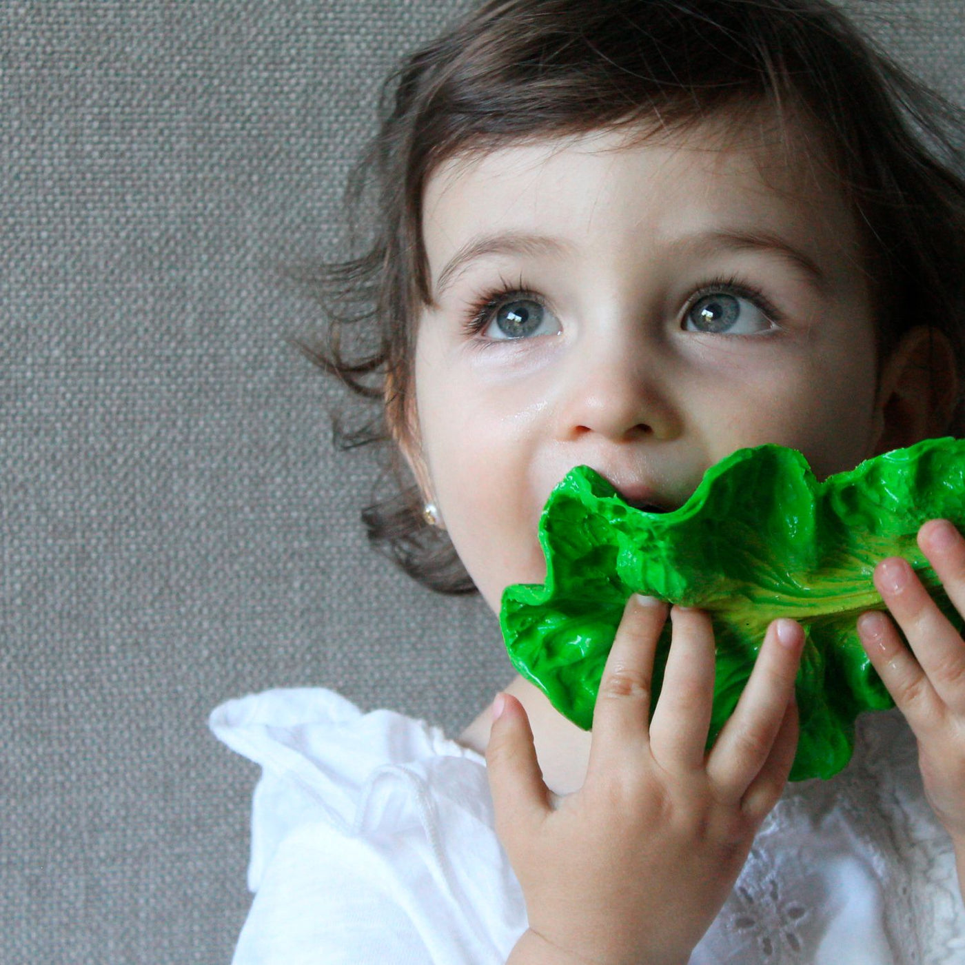 Kendall The Kale Natural Rubber Teether | Oli & Carol
