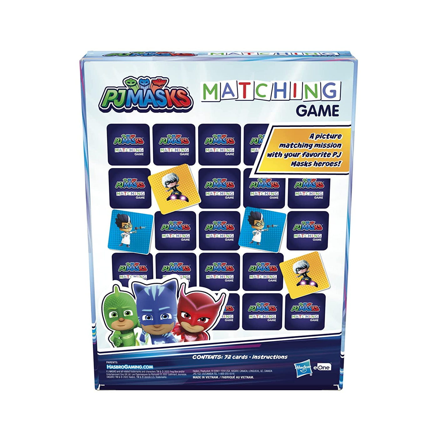 PJ Masks Matching Game | Hasbro Gaming