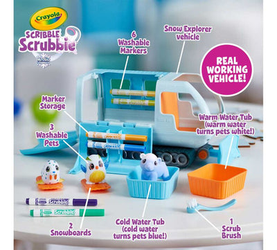 Scribble Scrubbie Pets Arctic Snow Explorer | Crayola