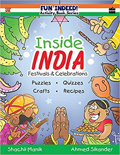 Inside India: Festivals and Celebrations, Activity Book for Kids - Krazy Caterpillar 