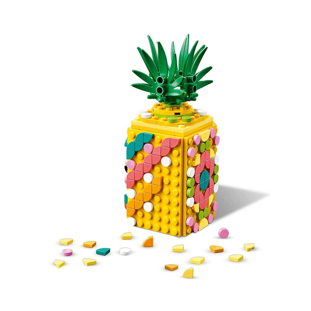 lego dots cactus pencil holder LEGO Dots Pineapple Pencil Holder, 41906 – Krazy Caterpillar
