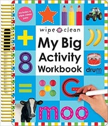 Wipe Clean: My Big Activity Workbook (My Big Step by Step) by Priddy Books Book