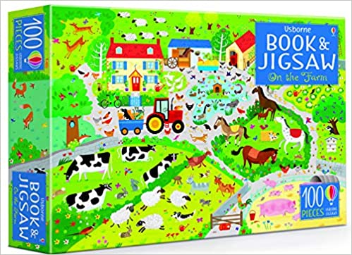 On the Farm (Book & Jigsaw Puzzle) - Paperback | Usborne