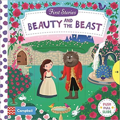 Beauty and the Beast: First Stories (Push Pull Slide) - Board Book | Campbell Books