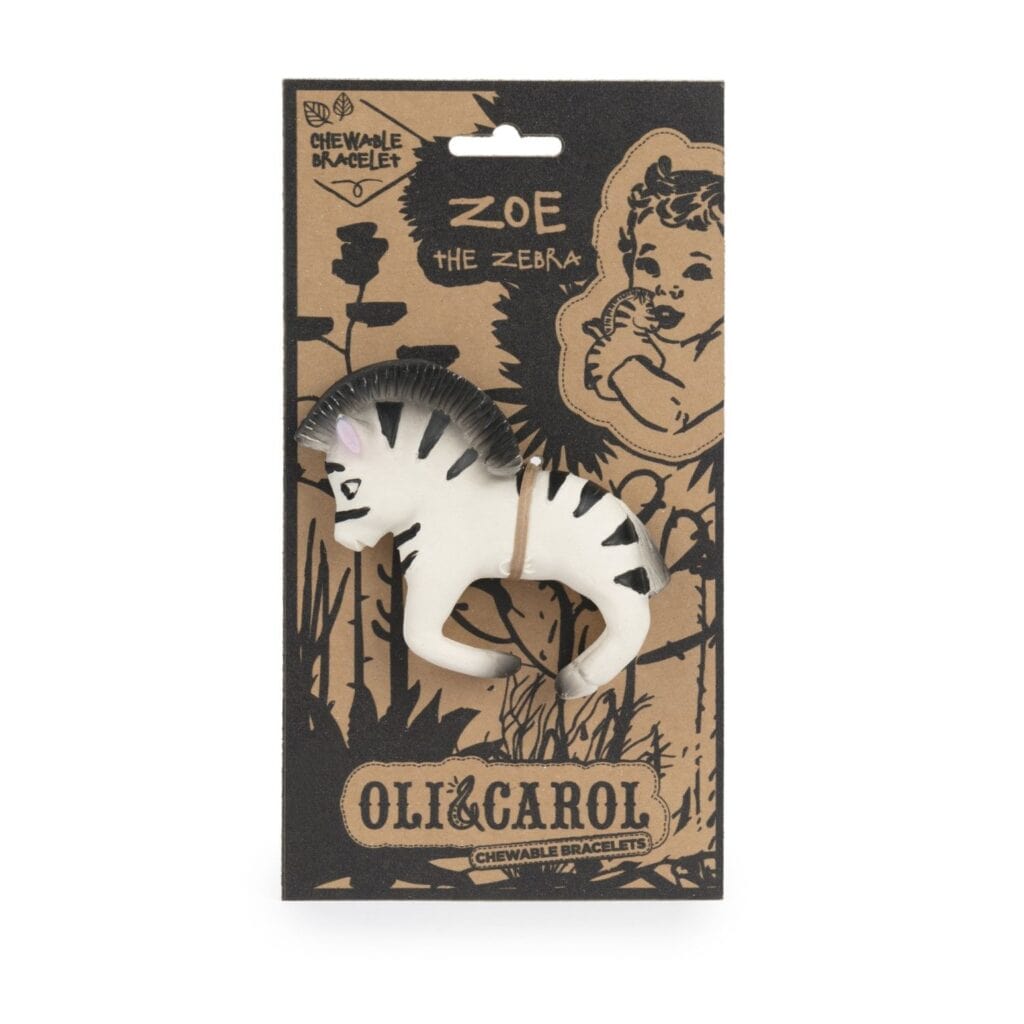 Zoe The Zebra Bracelet Teether | Oli & Carol