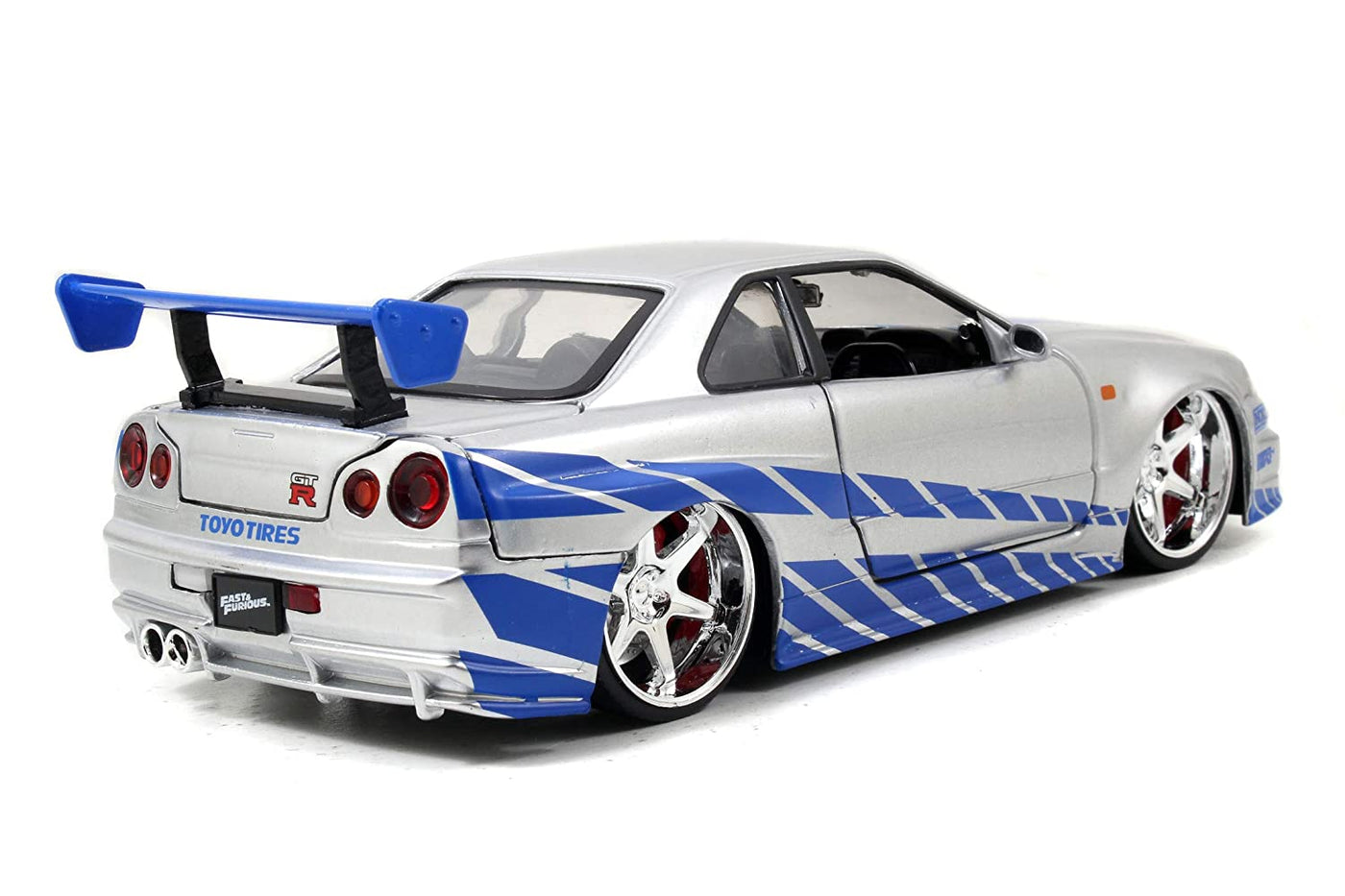 Brian's Nissan Skyline GT-R (BNR34) R/C - Fast & Furious (1:24 Scale) | Jada Toys