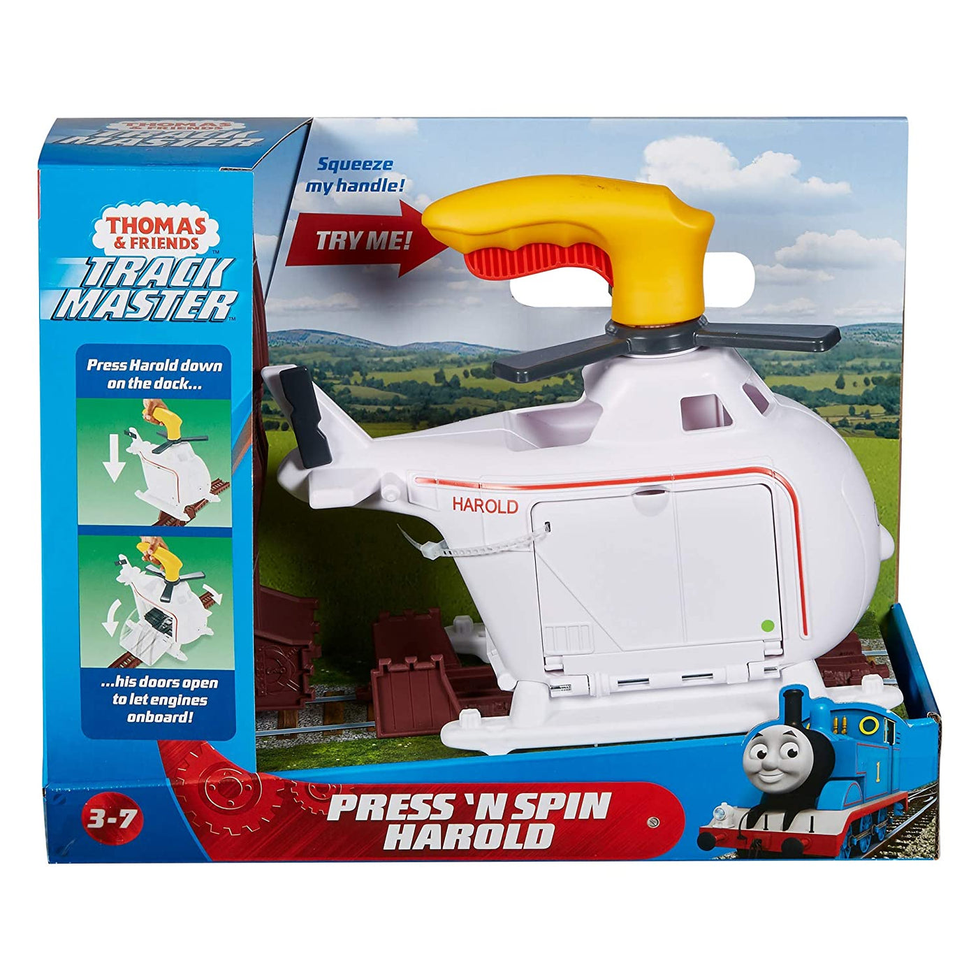Trackmaster Press 'n Spin Harold | Thomas & Friends by Fisher-Price Toy