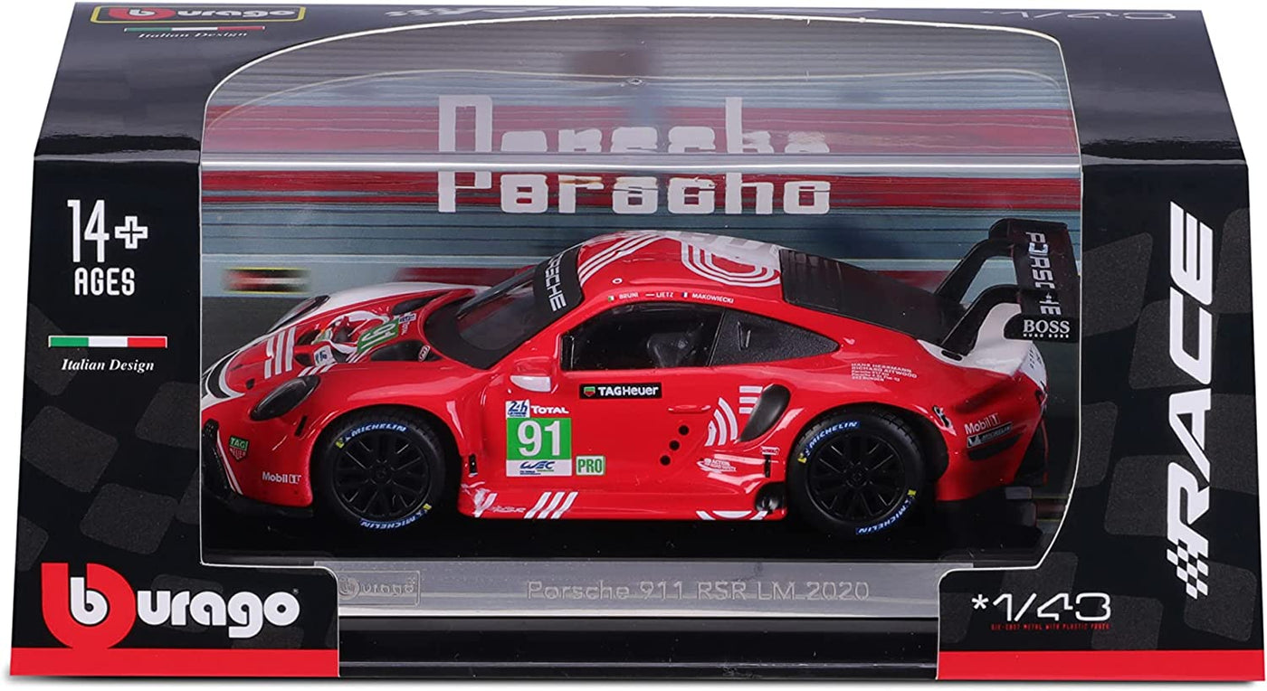 Porsche 911 RSR LM 2020 Die-Cast Scale Model (1:43) | Bburago