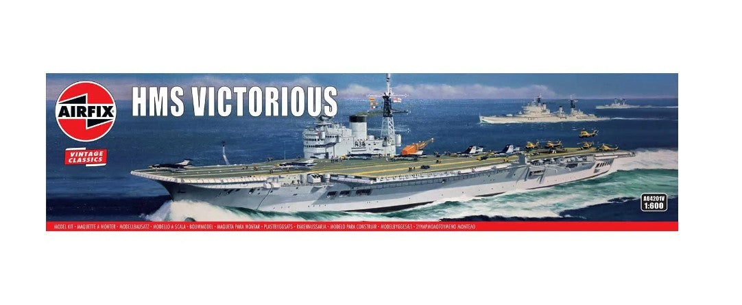 A04201V HMS Victorious Scale Model Kit (1:600) | Airfix