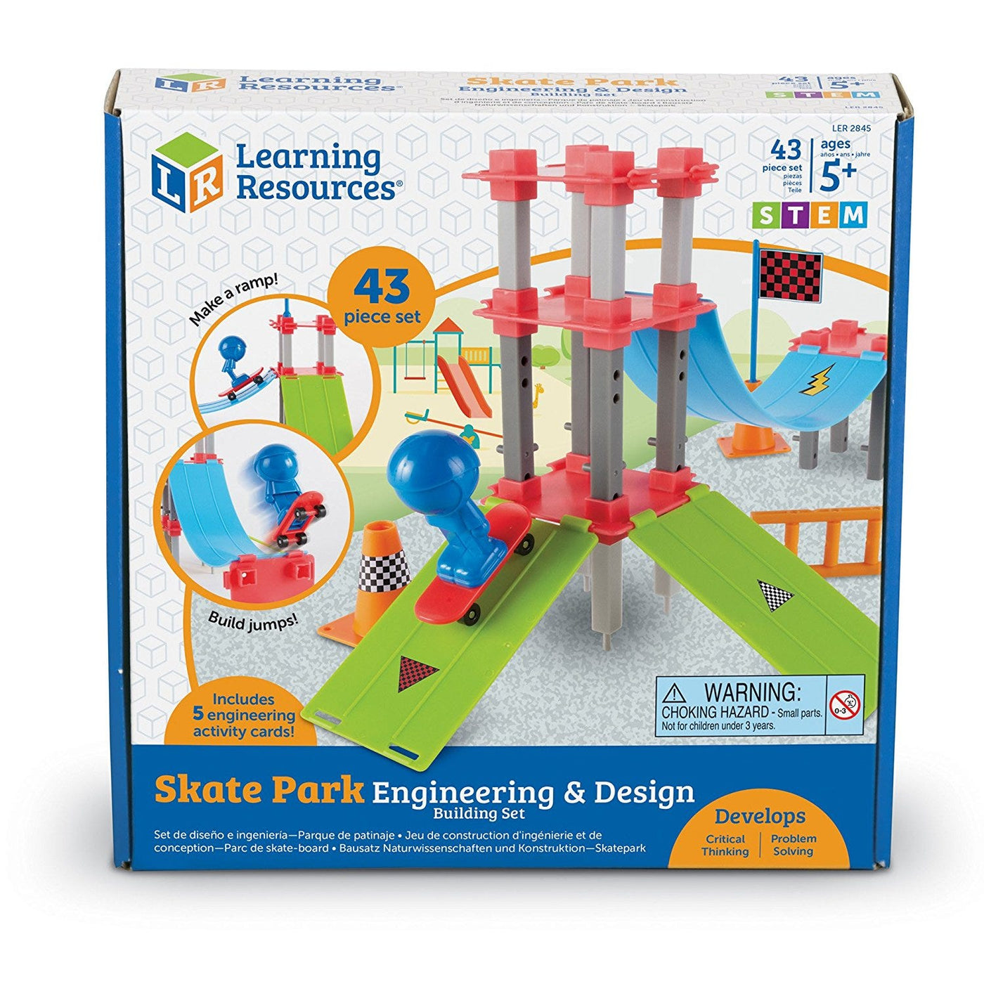 Skate Park Engineering & Design Building Set | Learning Resources®