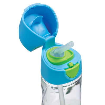 Tritan Straw Drink bottle 450 ml: Ocean Breeze - Blue Green | b.box by B.Box Baby Care