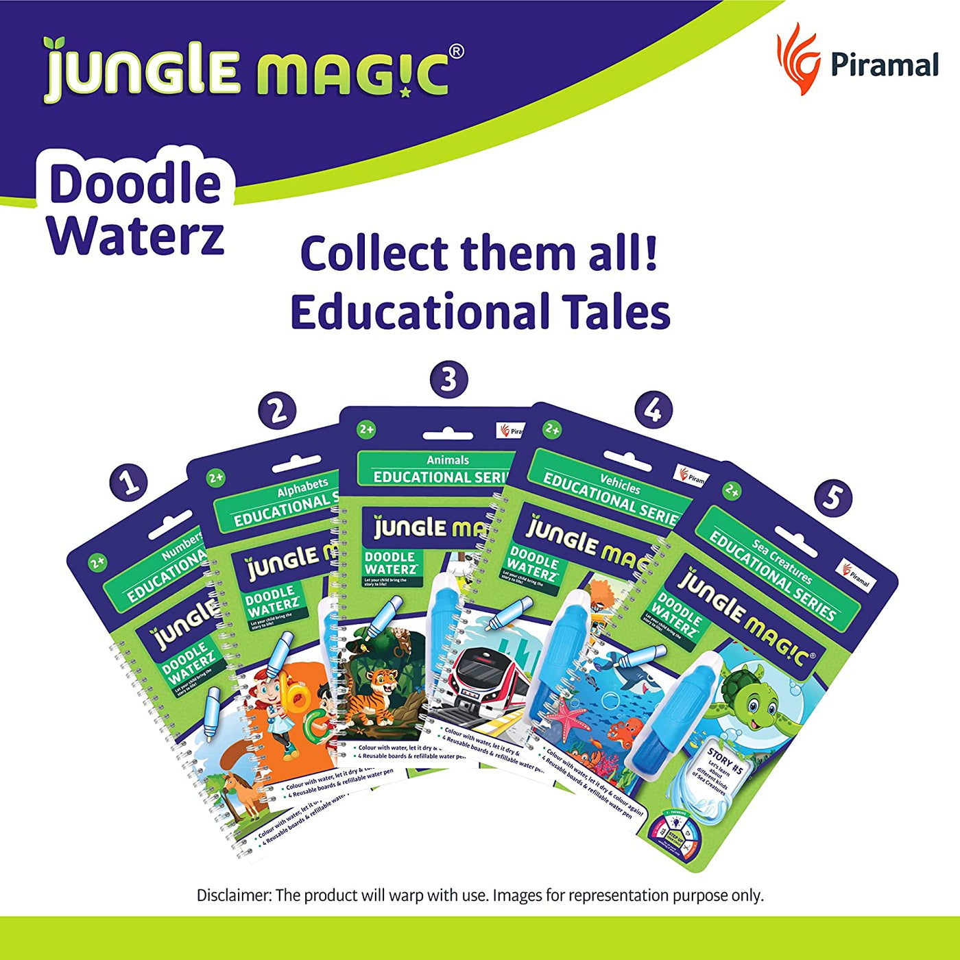 Numbers: Doodle Waterz - Reusable | Jungle Magic