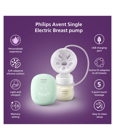 Single Electric Breast Pump - Essential (SCF323/11) | Philips Avent