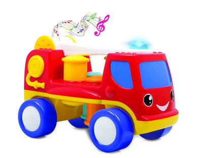 Peg Basher Fire Engine With Light & Sound - Giggles | Funskool