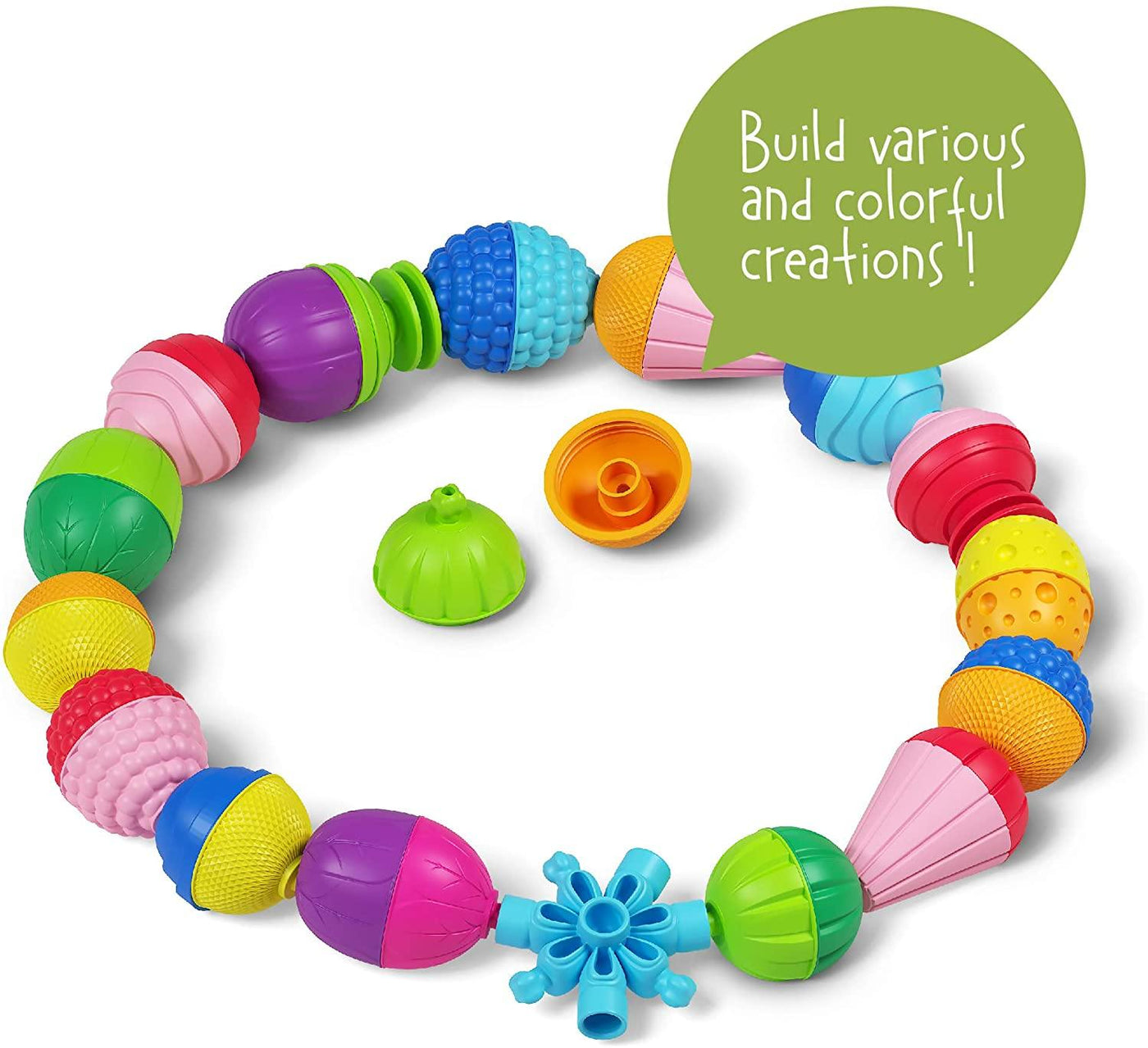 5-in-1 Snap Beads (36 Pcs) - Krazy Caterpillar 