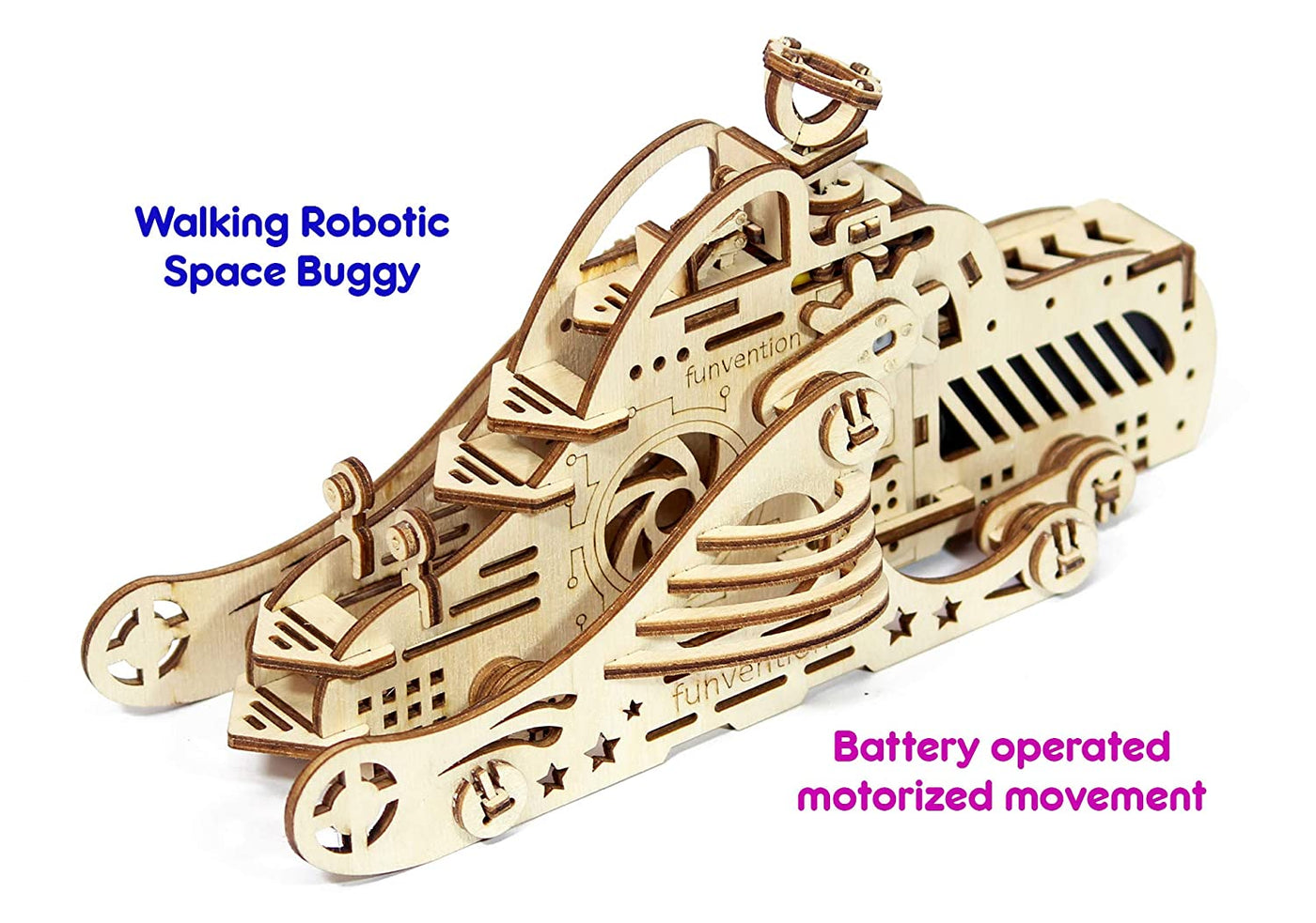 Space Buggy - DIY Mechanical Robotic Model | Funvention - Krazy Caterpillar 
