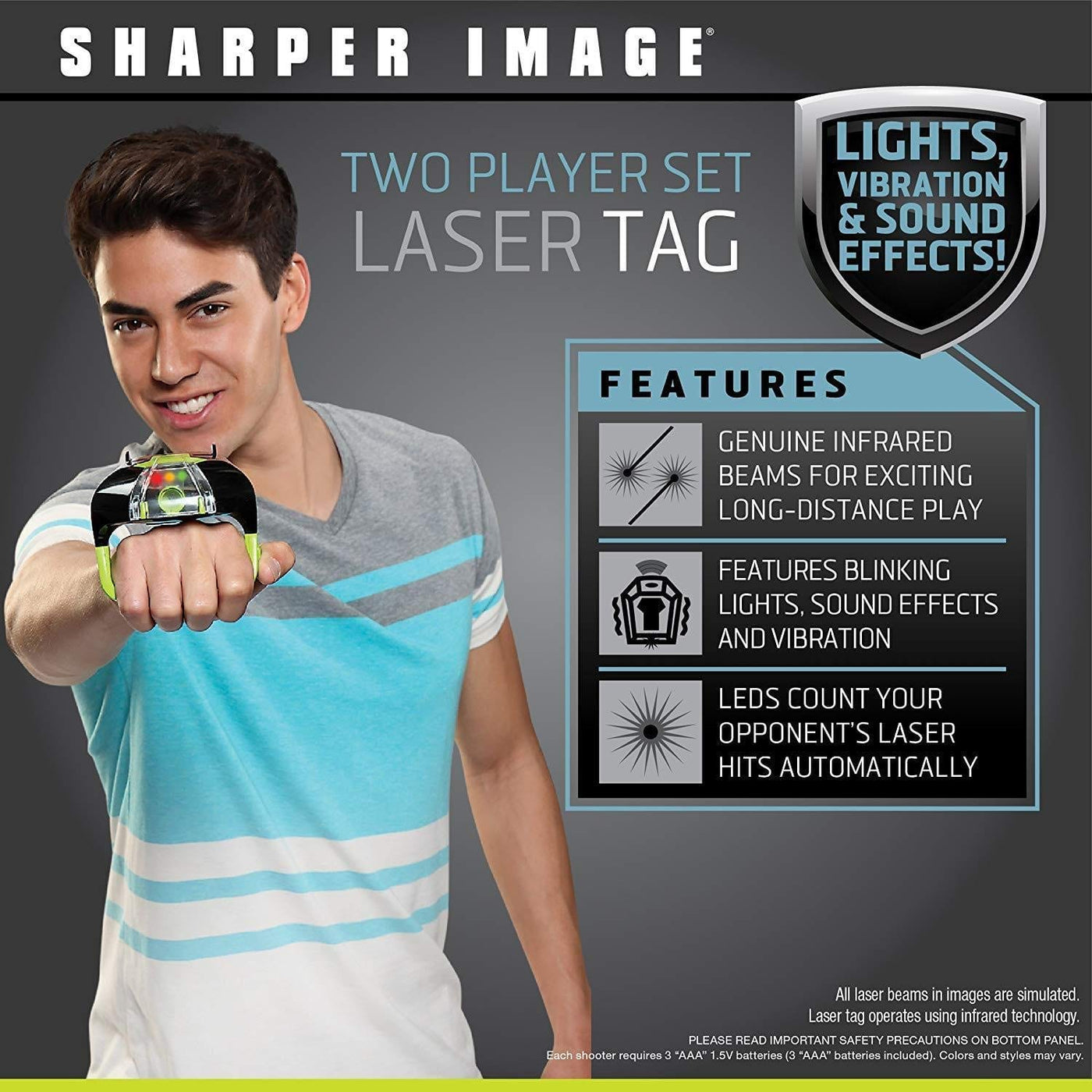 Two Player Set Laser Tag by Sharper Image Toys, USA Toy