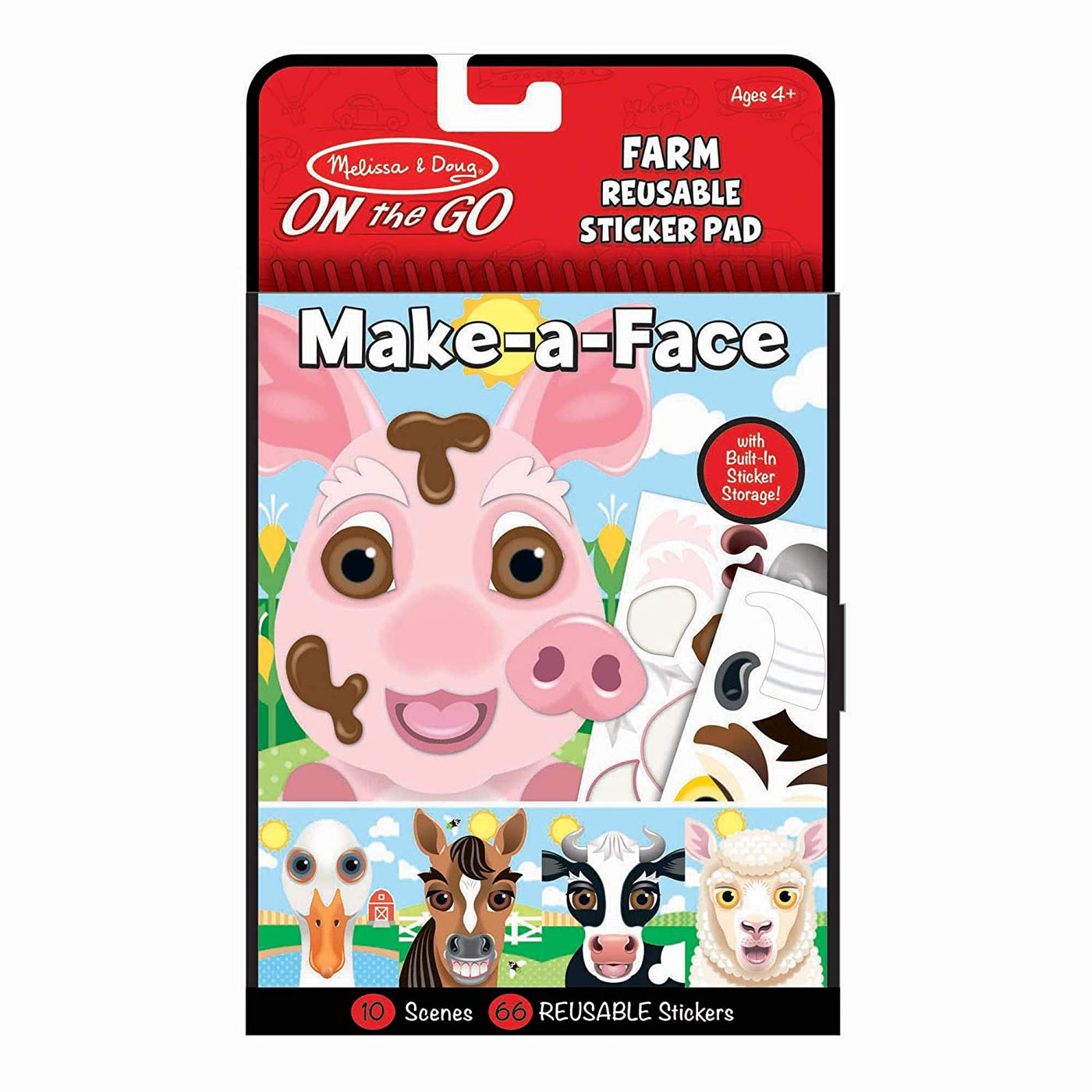 Farm | Make-A-Face Reusable Sticker Pad