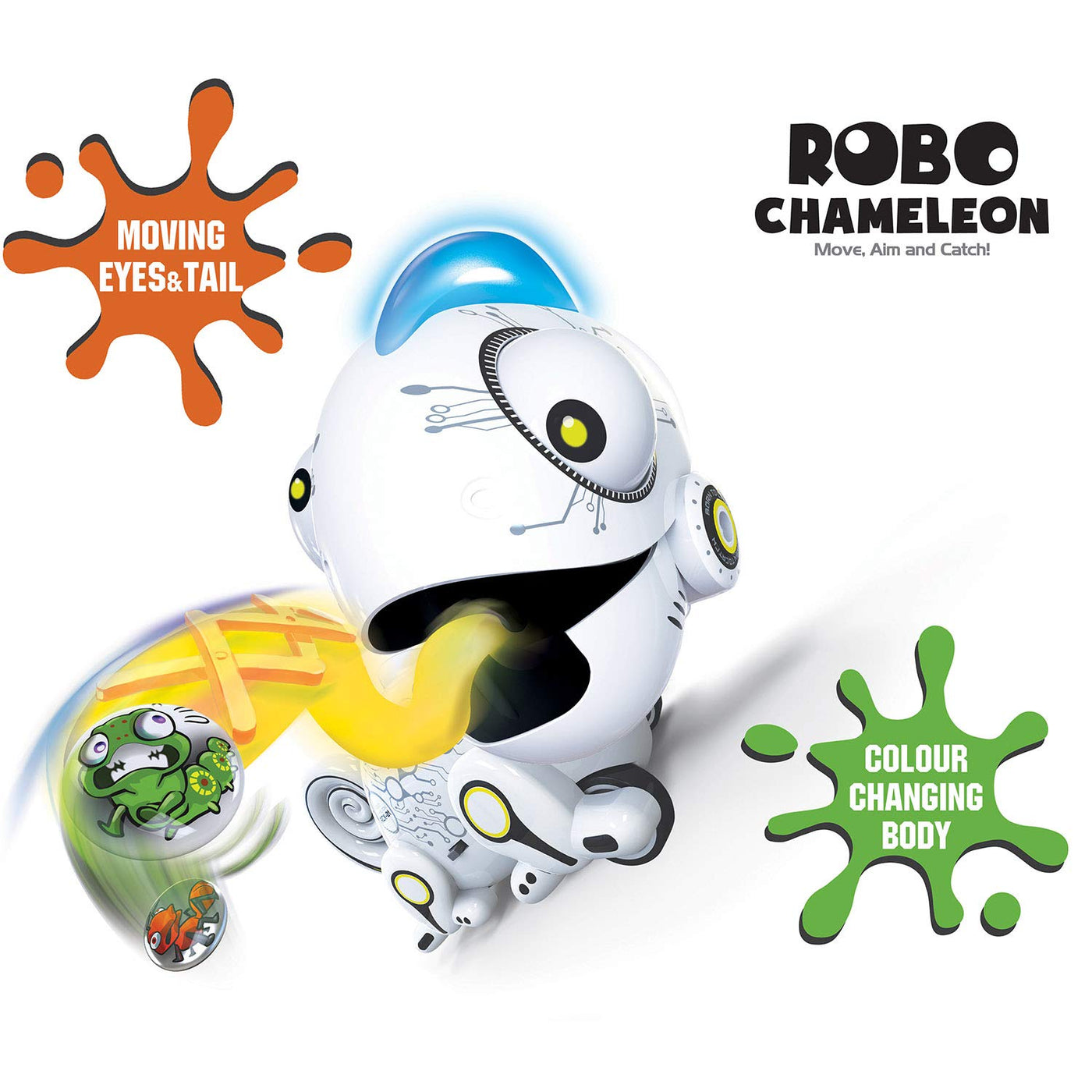 Robo Chameleon- Move , Aim, and Catch