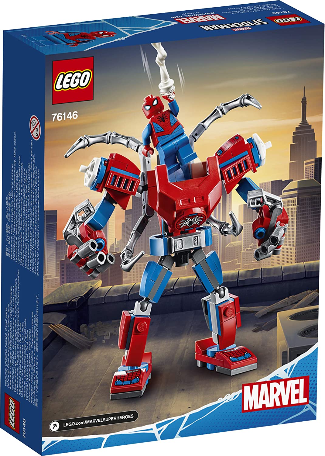 Spider-Man Mech, 76146 LEGO® Marvel – Krazy Caterpillar