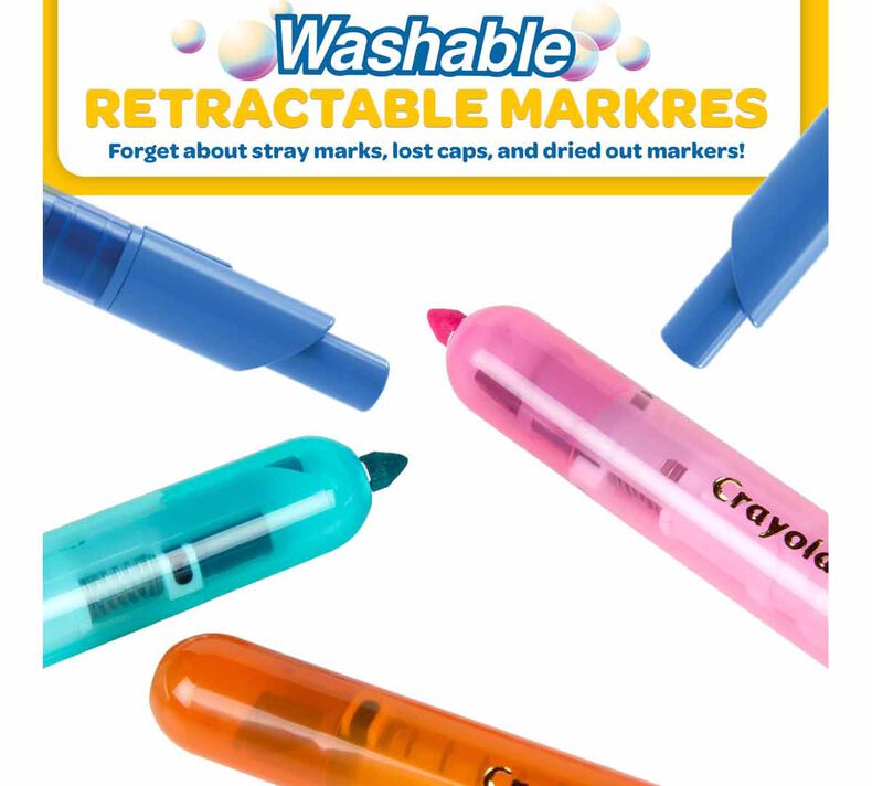 Super Clicks Retractable Markers, 10 Count | Crayola