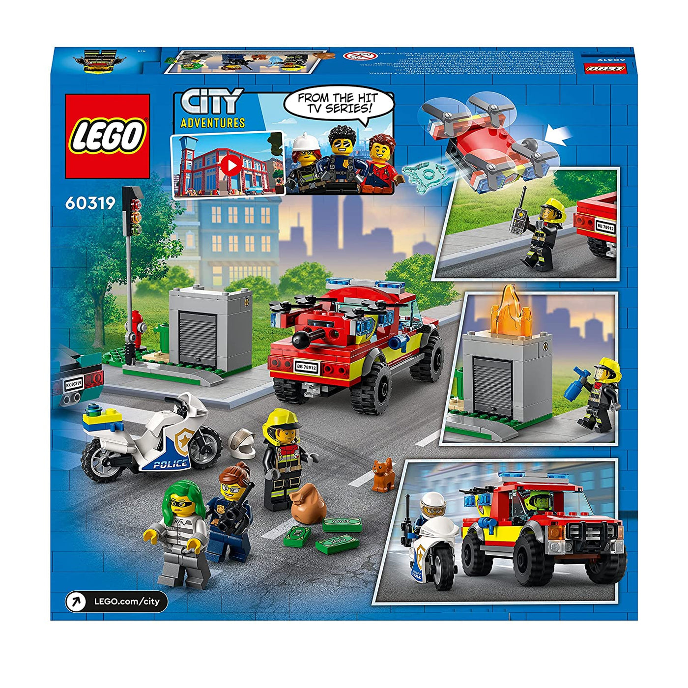 LEGO City # 60319 - Fire Rescue & Police Chase