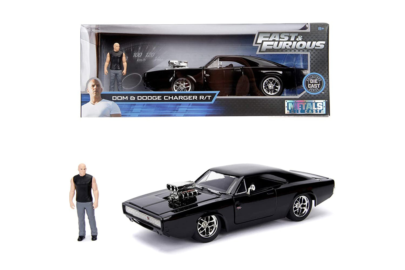 Dom & Dodge Charger R/T- Fast & Furious (1:24 Scale) | Jada Toys