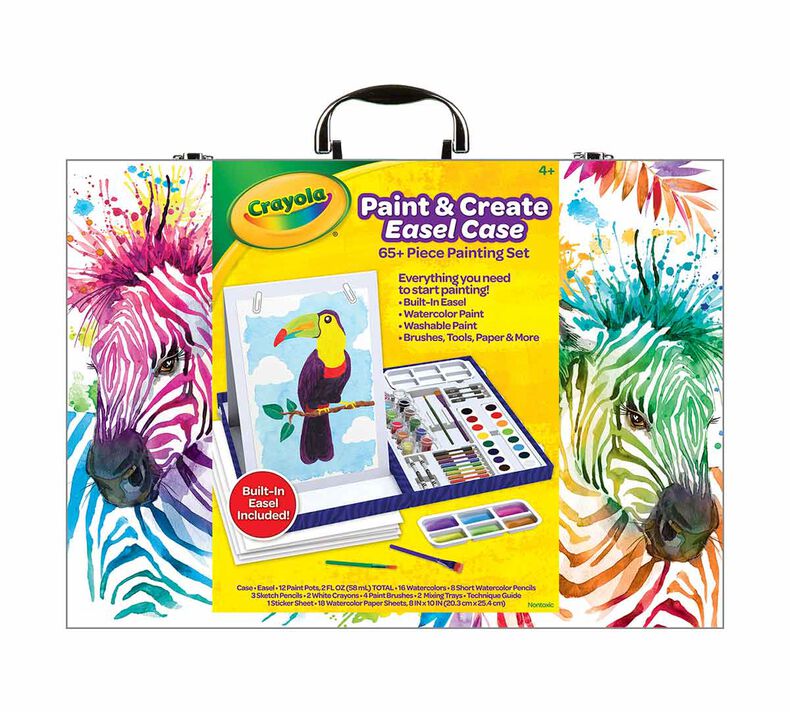 Paint & Create Easel Case For Kids | Crayola