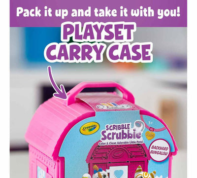 Scribble Scrubbie Pets Backyard Bungalow Playset | Crayola