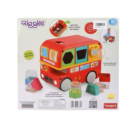 Shape Sorting Bus - Giggles | Funskool