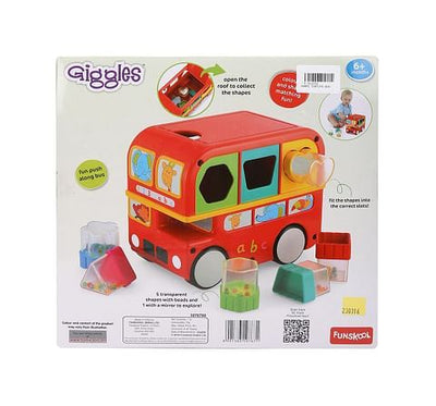 Shape Sorting Bus - Giggles | Funskool