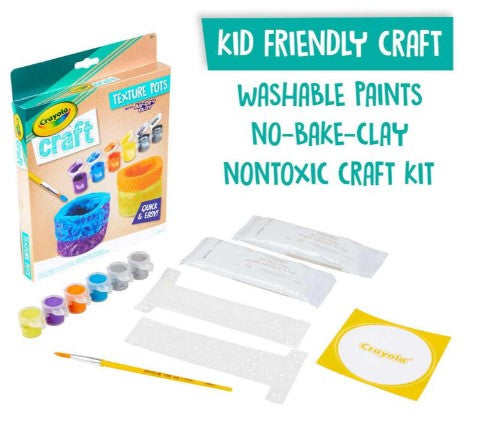 Craft Texture Pots - Craft Kit | Crayola