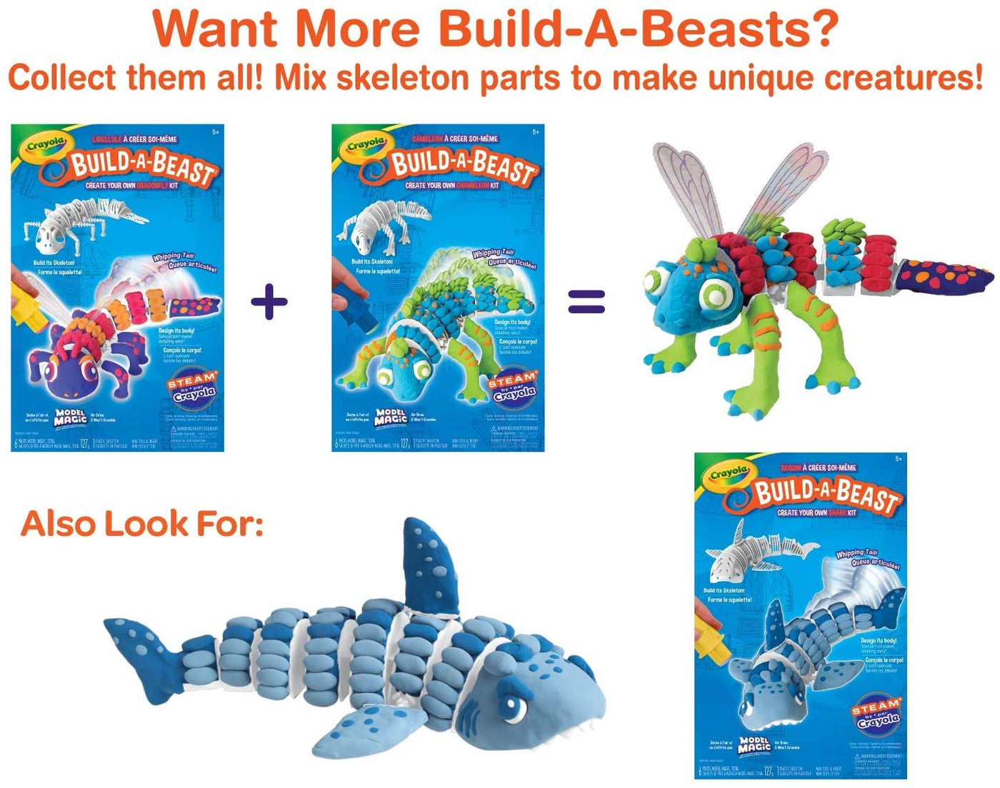 Build A Beast Dragonfly Craft Kit | Crayola