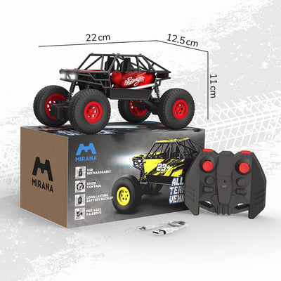 All Terrain Vehicle Remote Car with Nitro Boost-Fiery Red (1:20 Scale) | Mirana