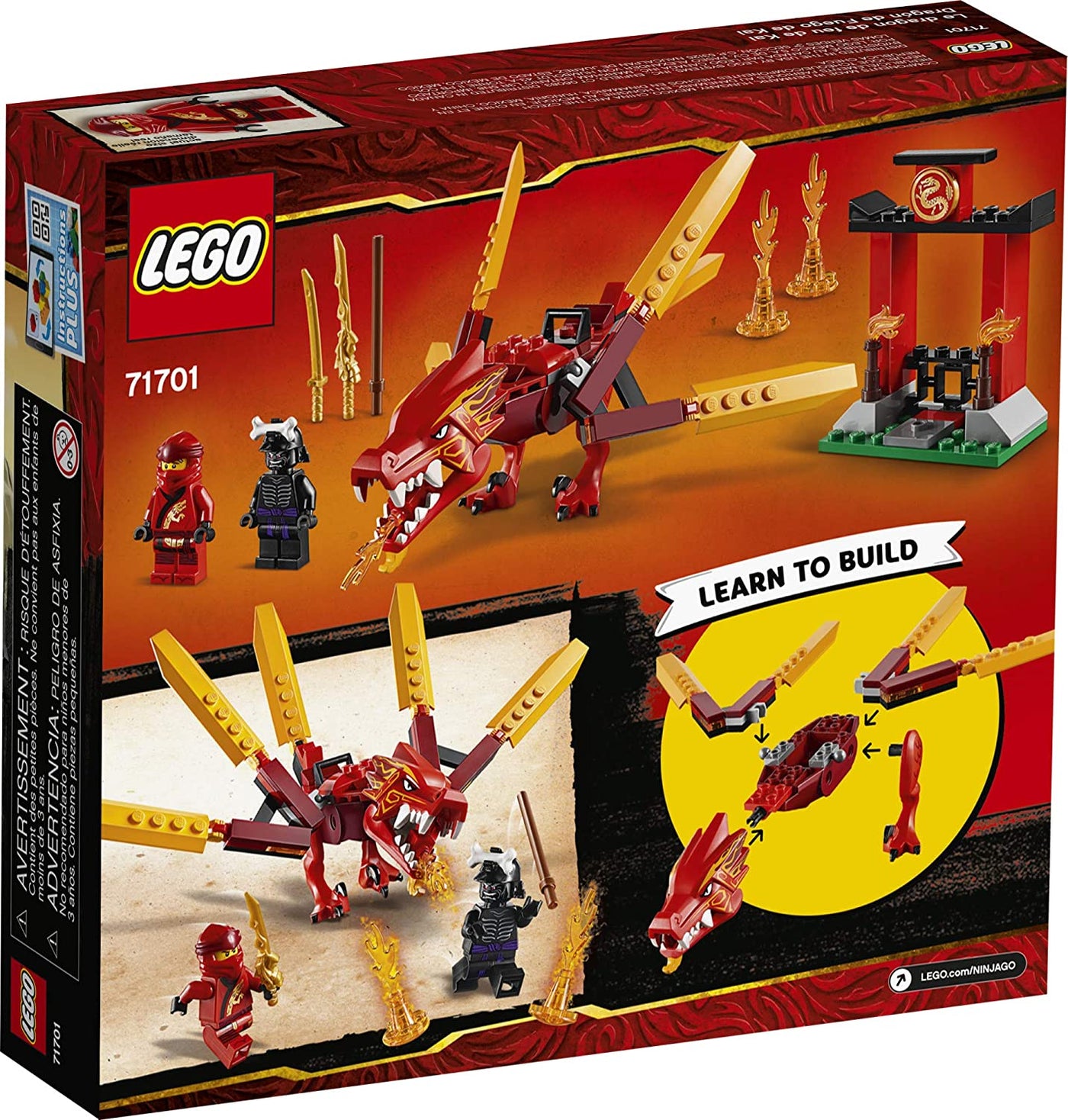 LEGO NINJAGO Legacy Kai’s Fire Dragon, 71701