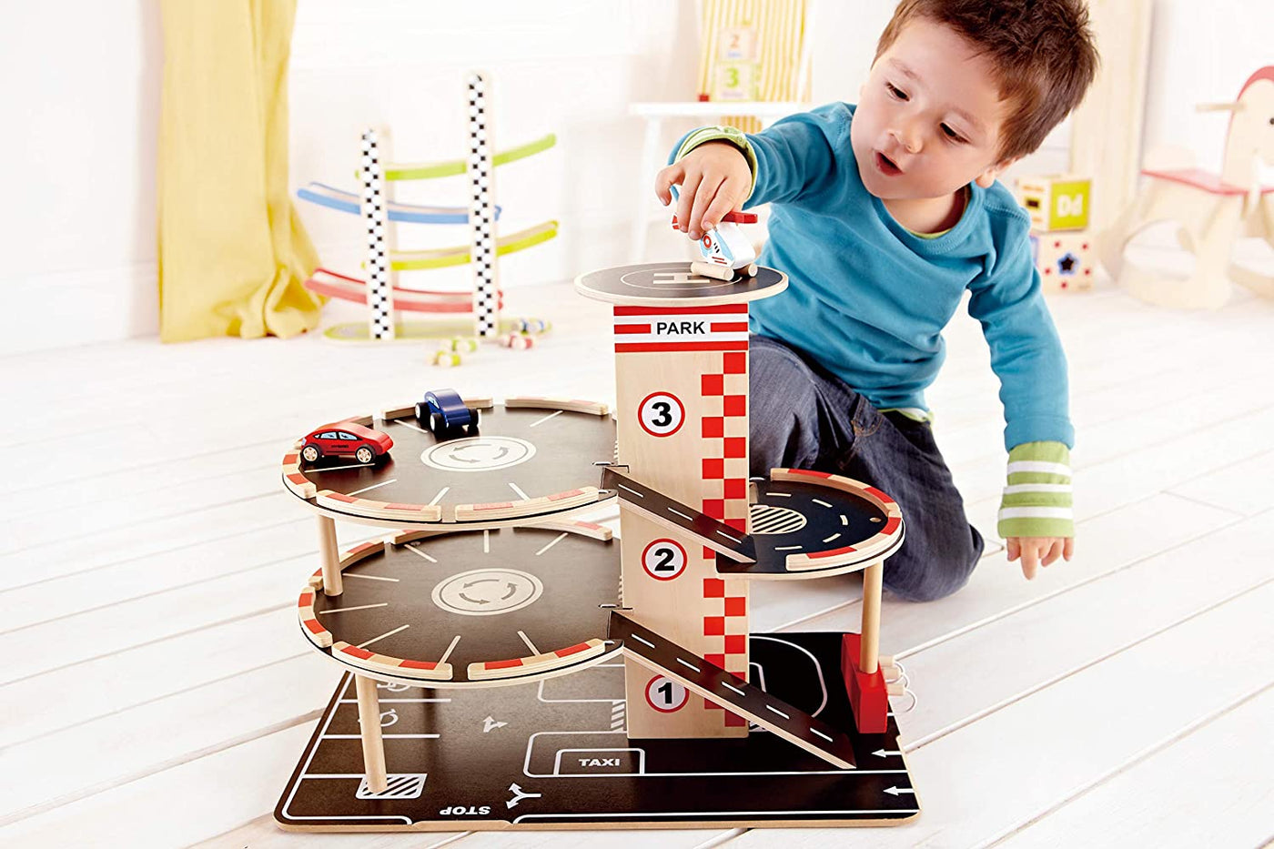 Park and Go Garage - Hape by Hape Toys, Germany Toy