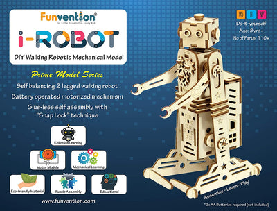 i-ROBOT - DIY Walking Robot Mechanical Model | Funvention - Krazy Caterpillar 