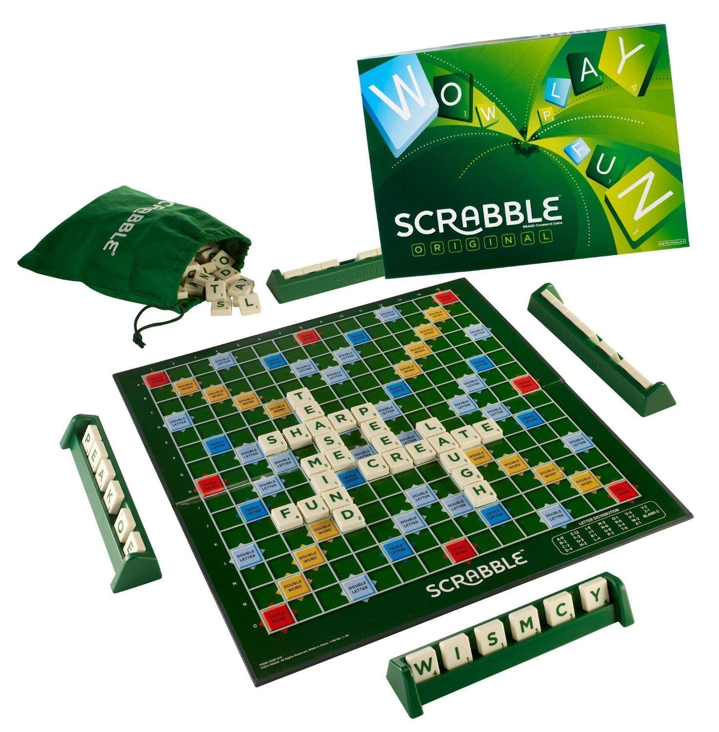 Scrabble Original Board Game Carton | Mattel - Krazy Caterpillar 