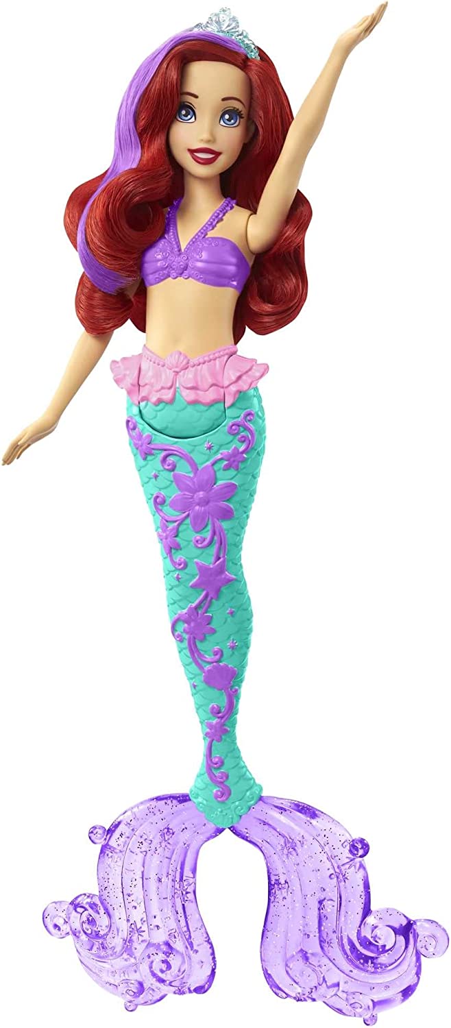 Ariel Mermaid Doll with Colour Changing Hair and Tail Fin Barbie