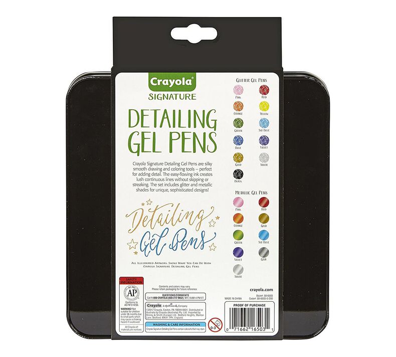 Signature Detailing Gel Pens - 20 Count | Crayola